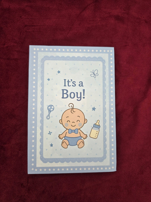 IT’S A BOY BABY SHOWER PURE SILVER COIN