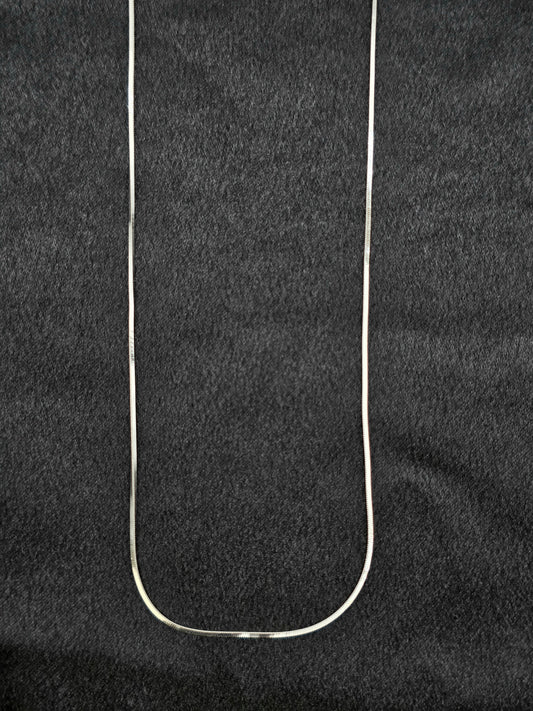 LADIES SILVER CHAIN 18INCH LC120