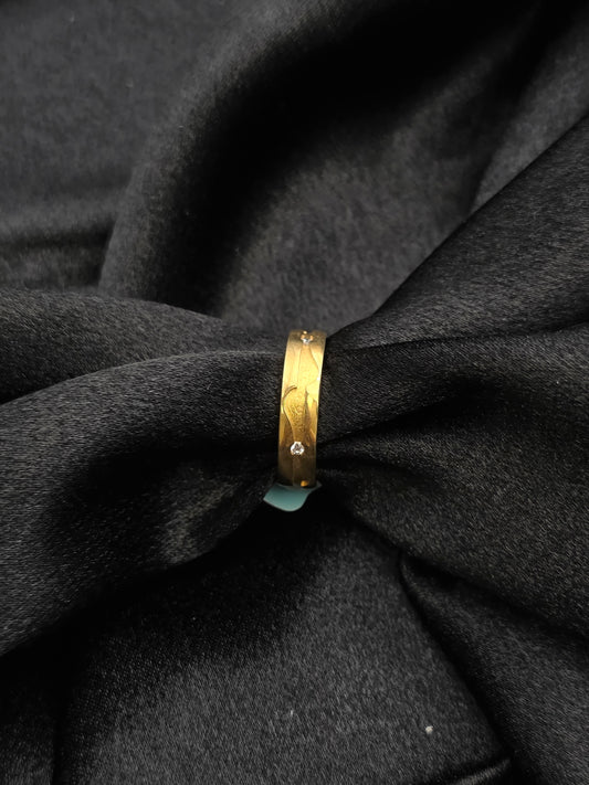 GOLDPLATED BAND SIZE 7 GR480