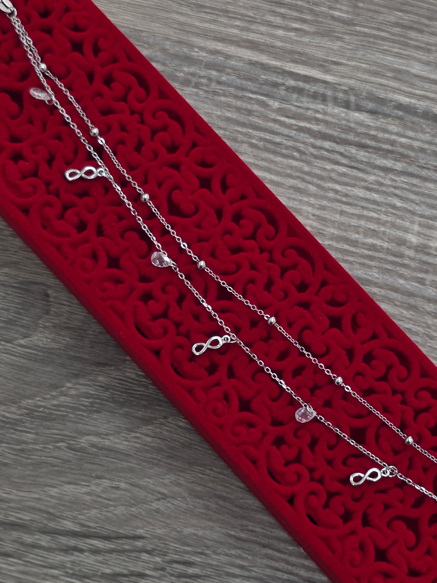 SILVER SINGLE ANKLET SA127