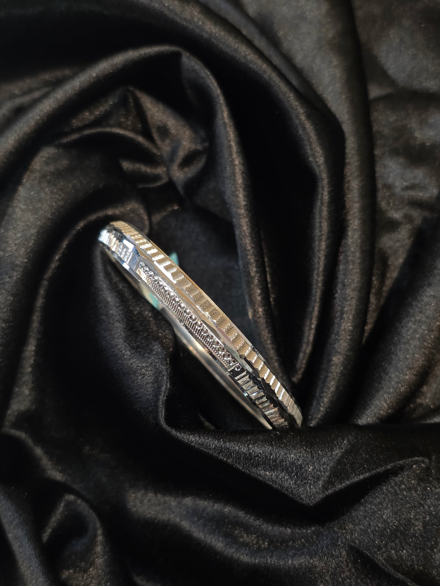 MENS SILVER KADDA SIZE 3.0 MK088