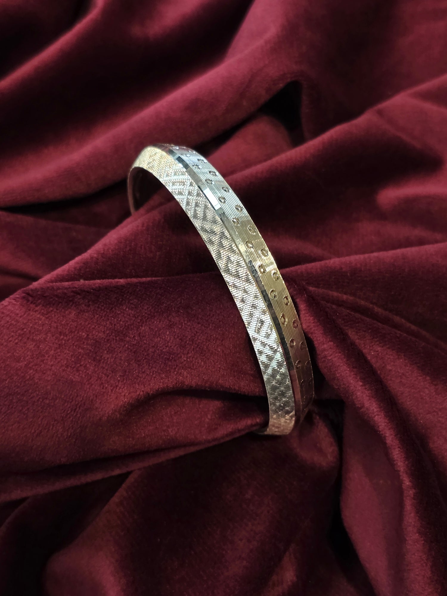 MEN SILVER KADA SIZE 2.6 BK053