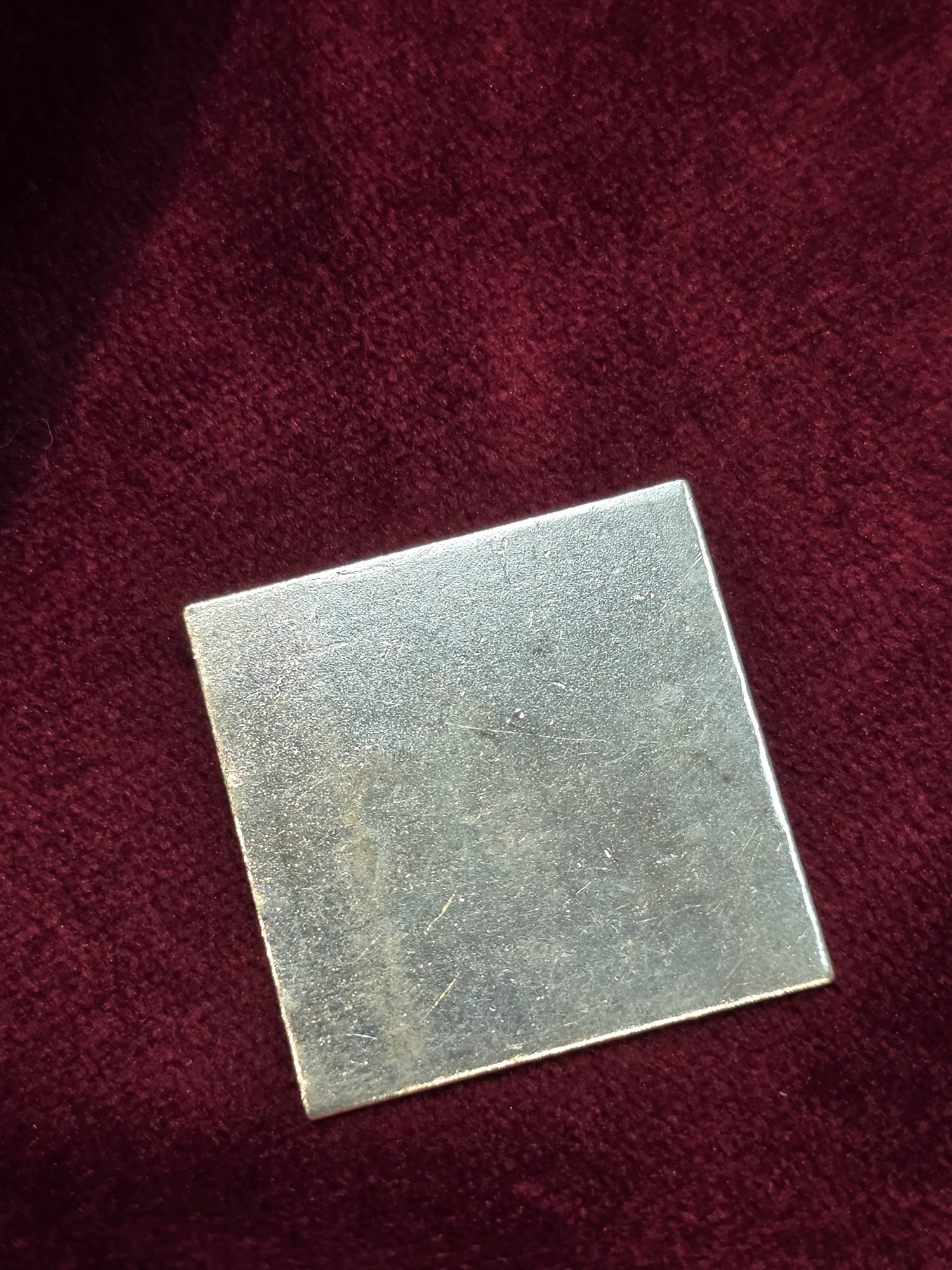PURE SILVER SQUARE PIECE AC106
