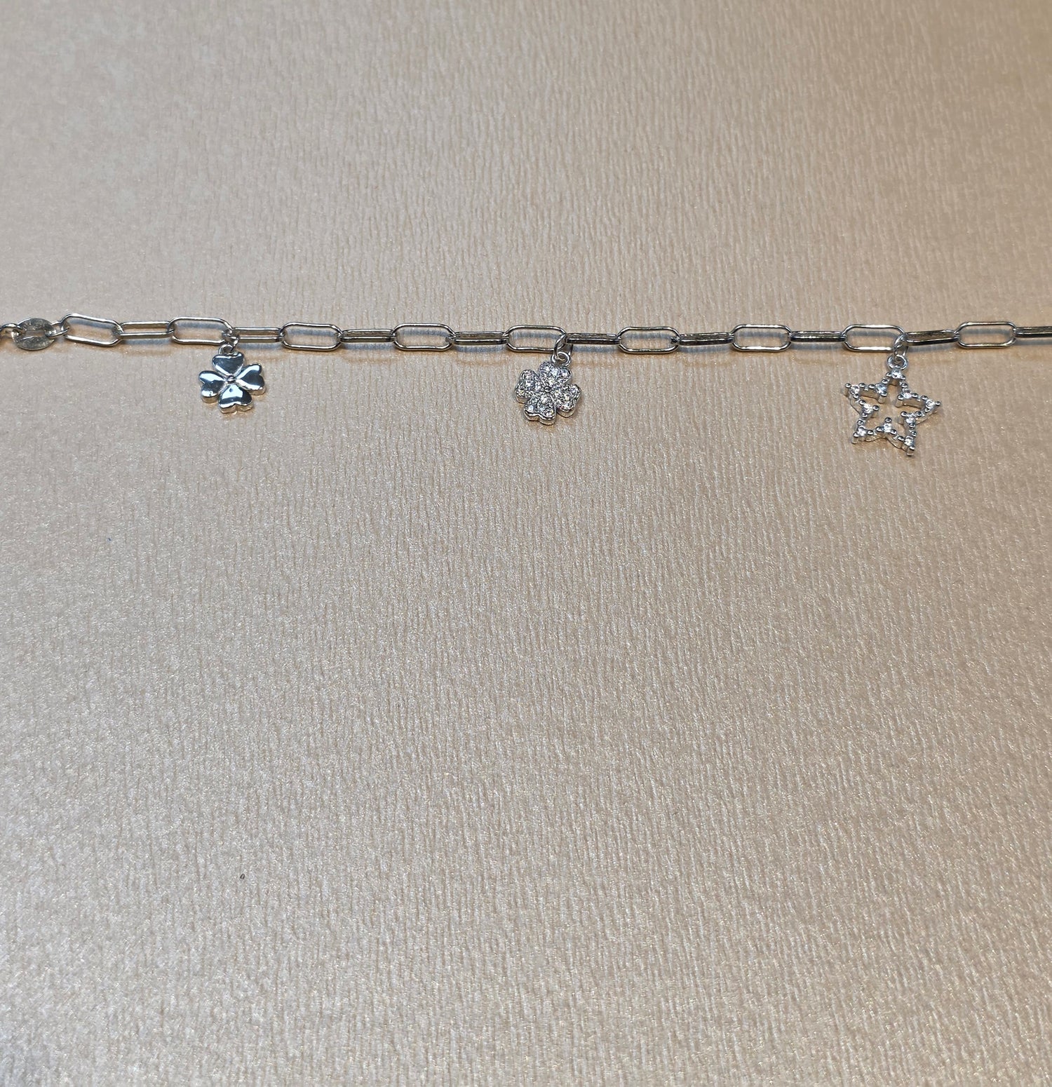 SILVER SINGLE ANKLET SA236
