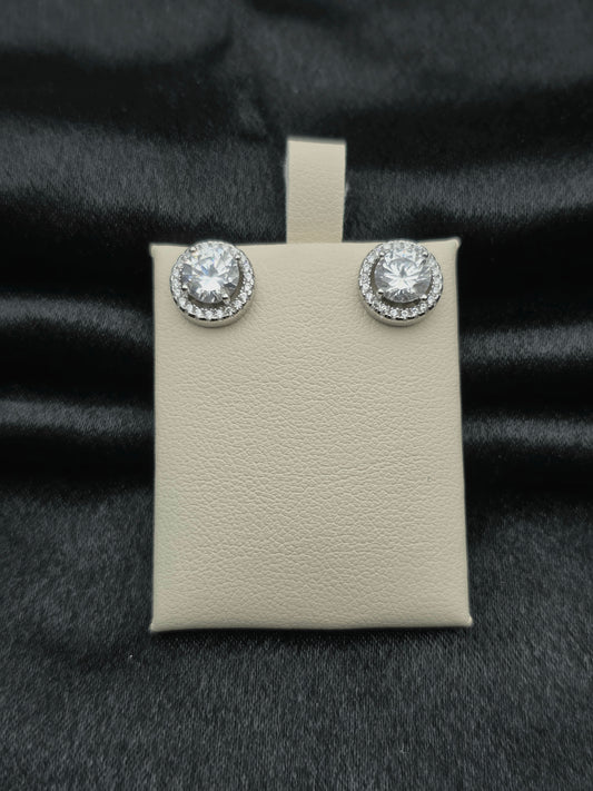 SILVER EAR STUDS GE431