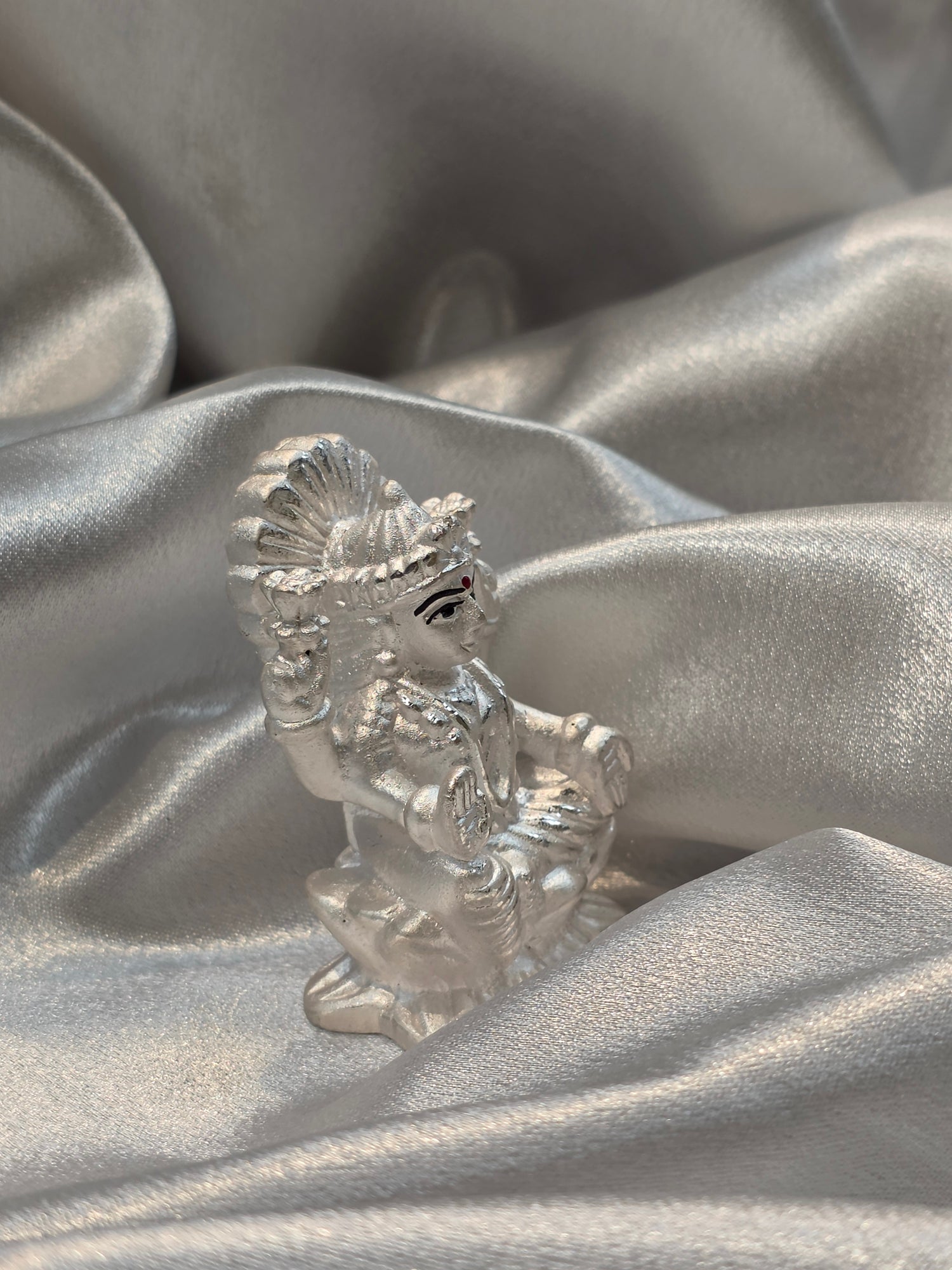 PURE SILVER LAKSHMI JI IDOL AC316