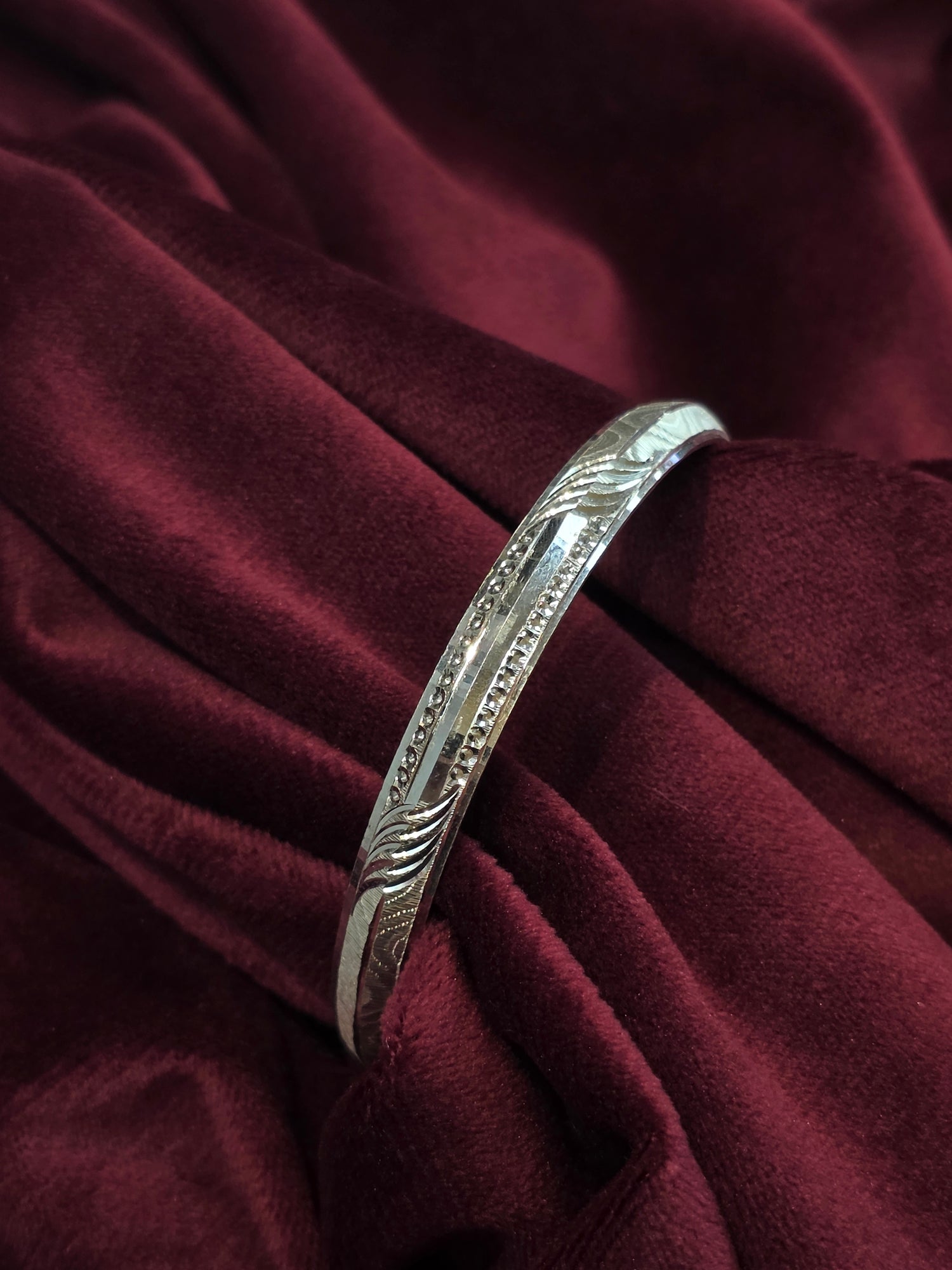 MEN SILVER KADA SIZE 2.4 BK164