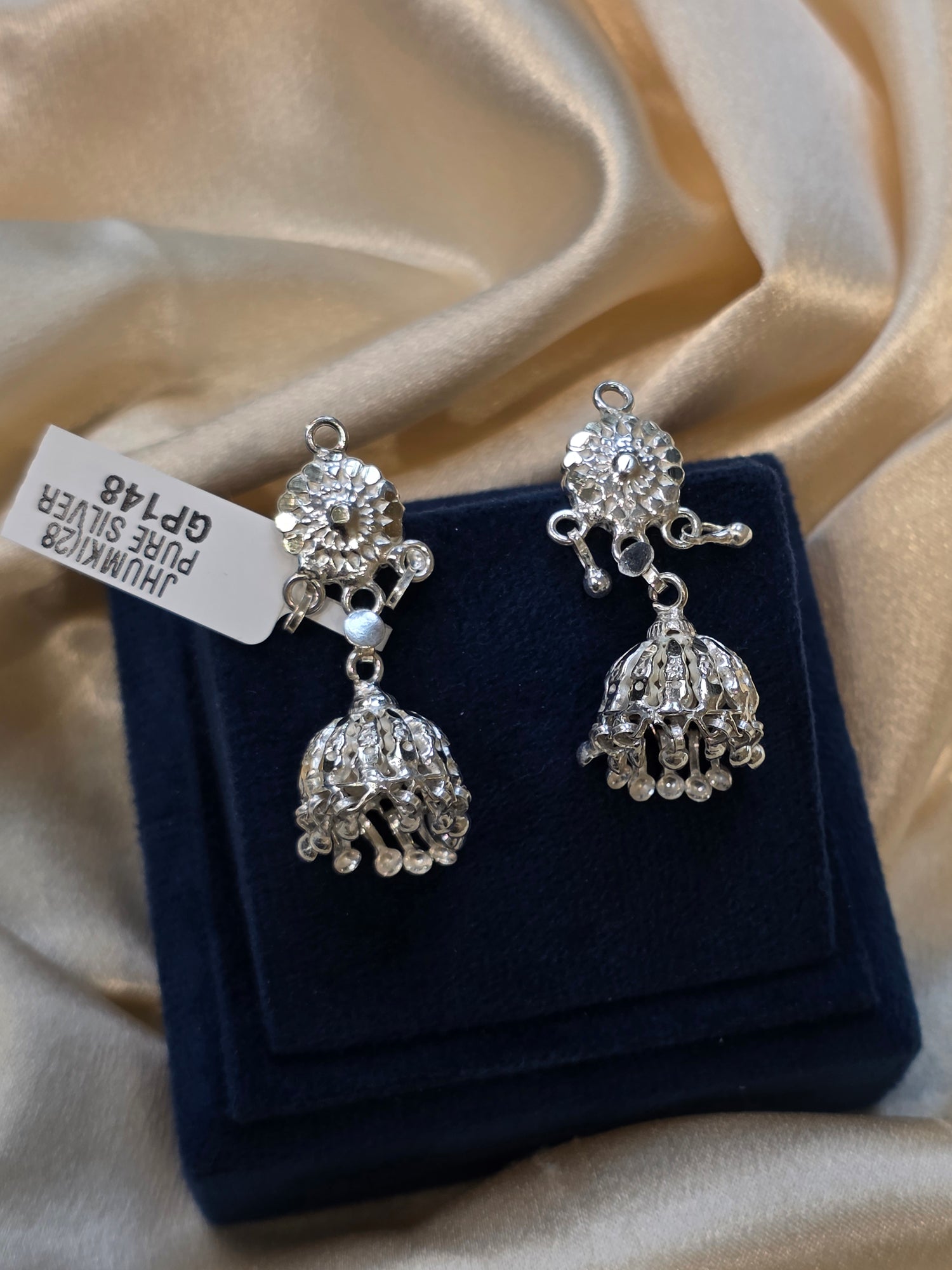 PURE SILVER JHUMKI GP148