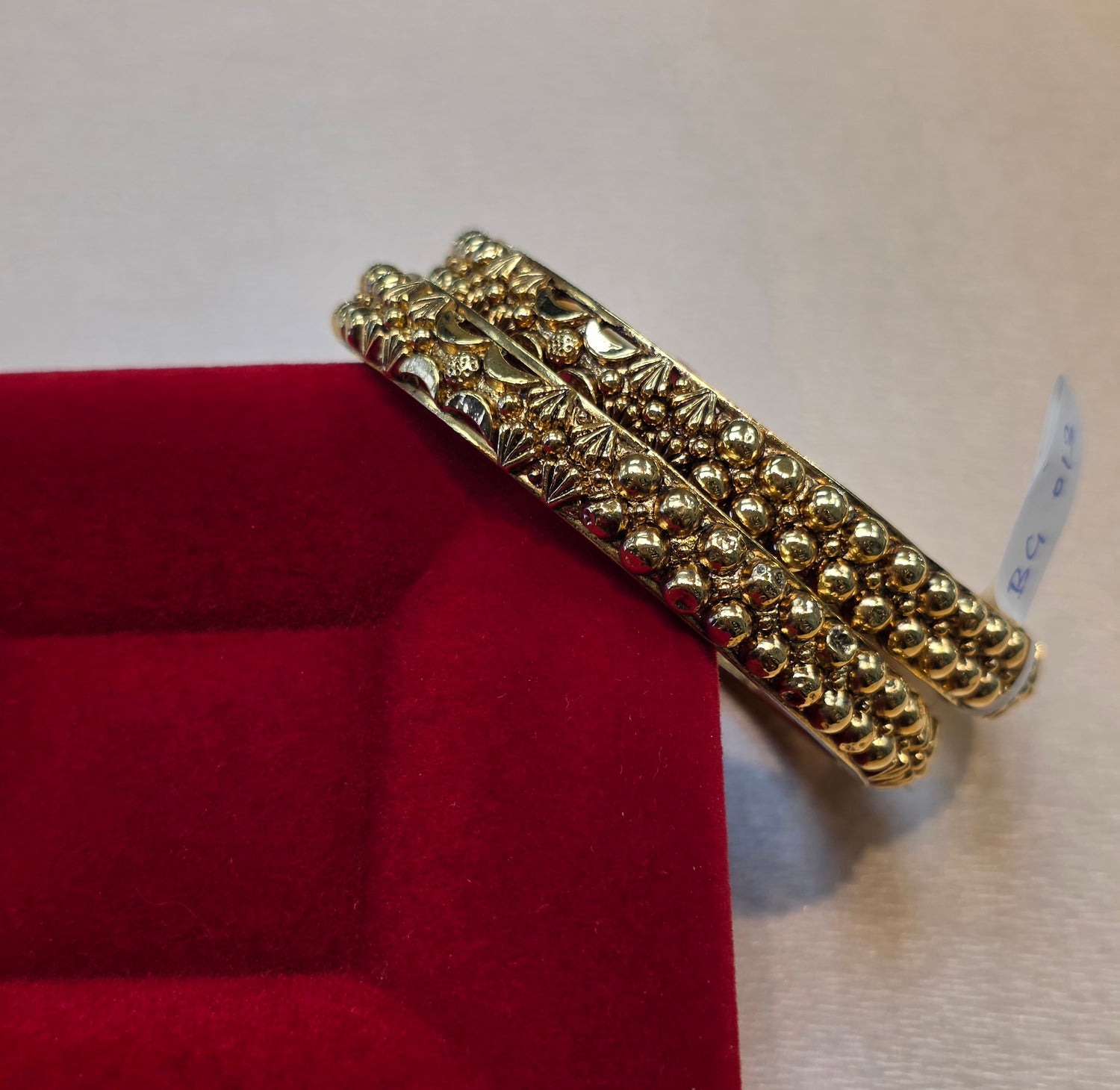 GOLD PLATED BANGLES SIZE 2.4 BG013