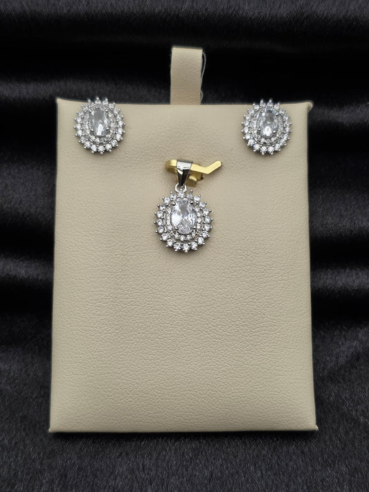 SILVER PENDANT SET PS063