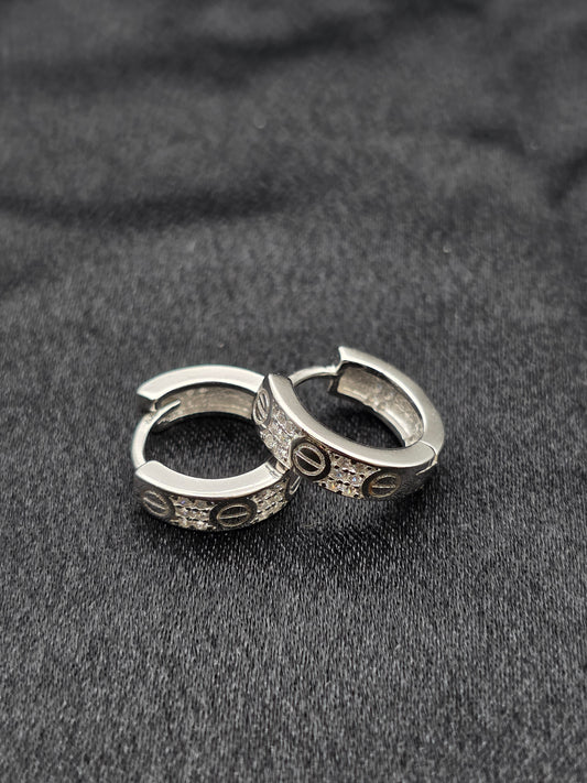 SILVER HOOPS GH046