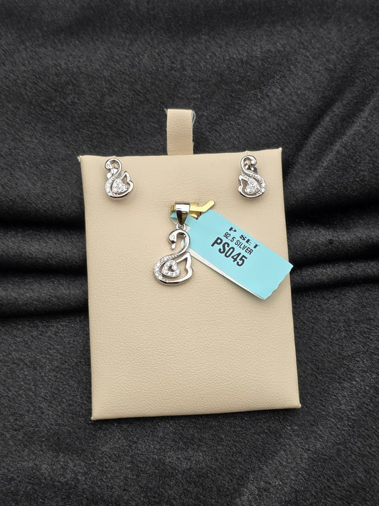 SILVER PENDANT SET PS045