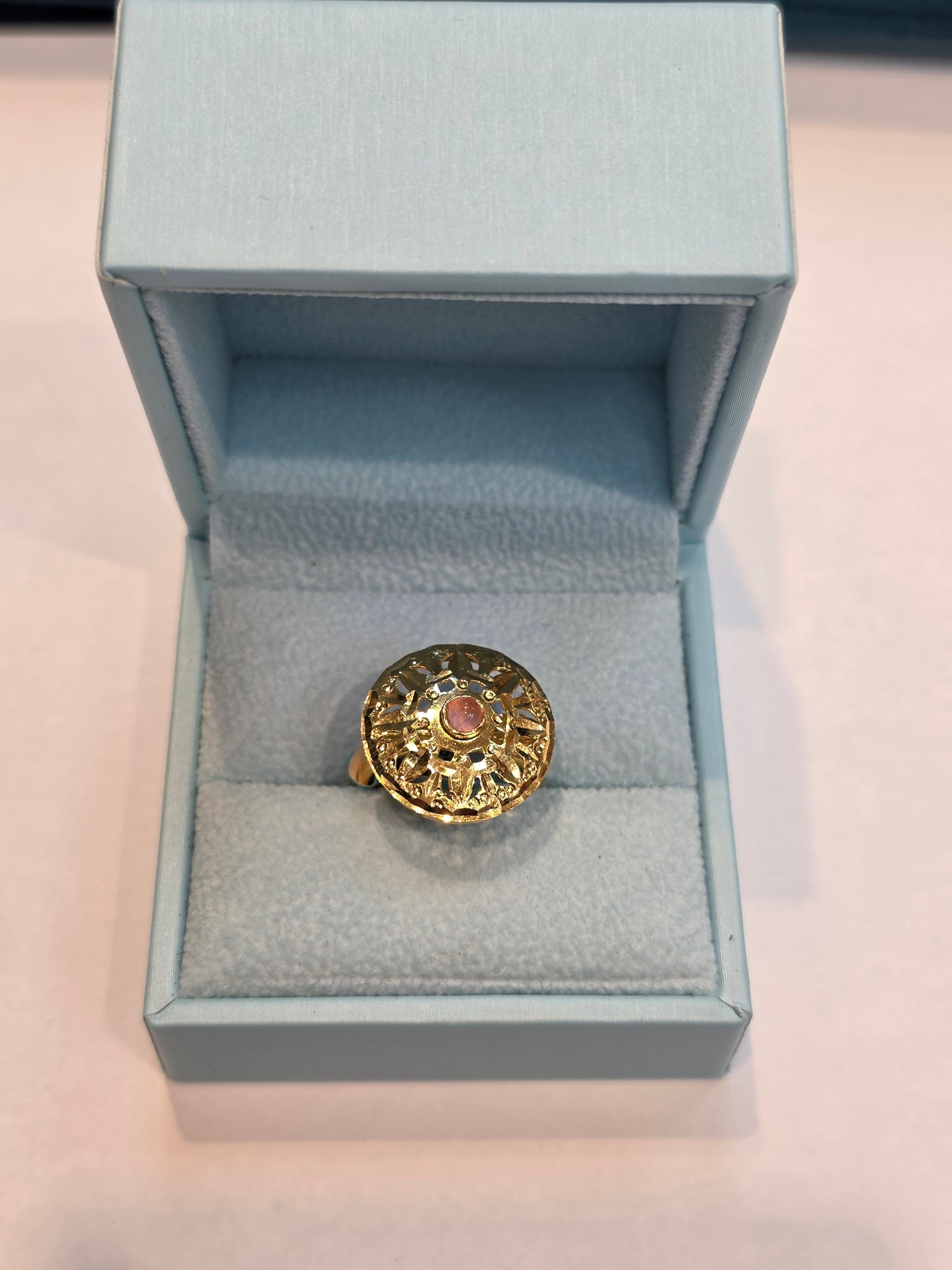 GOLD PLATED RING SIZE 7
