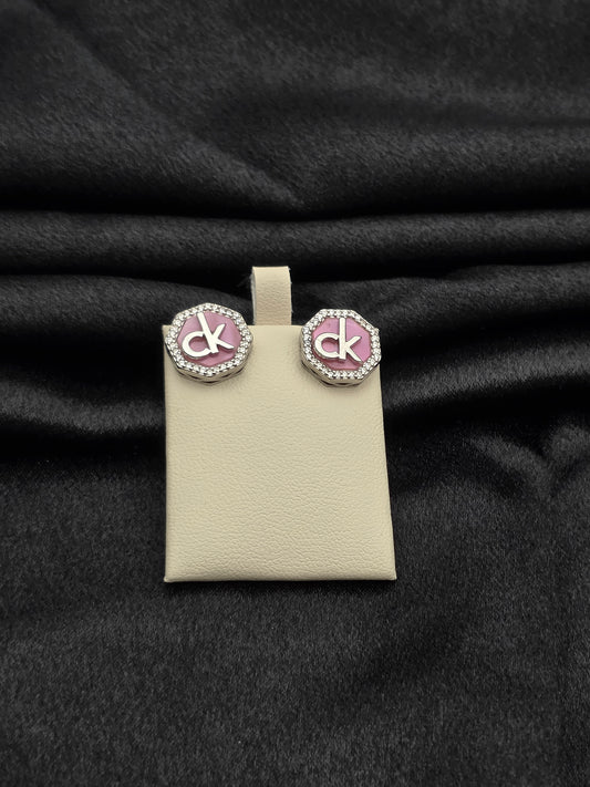 SILVER EAR STUDS GE041