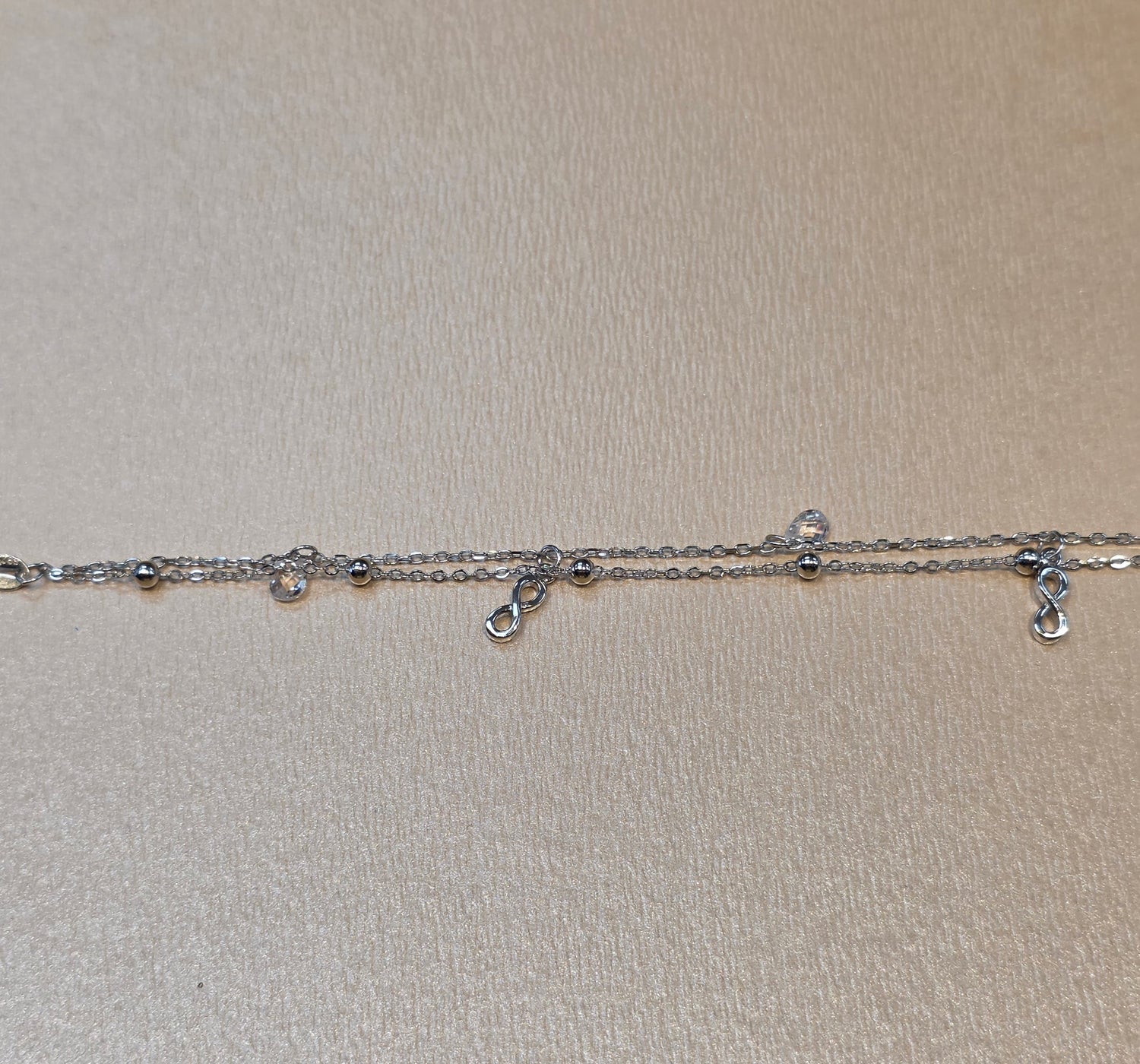 SILVER SINGLE ANKLET SA129