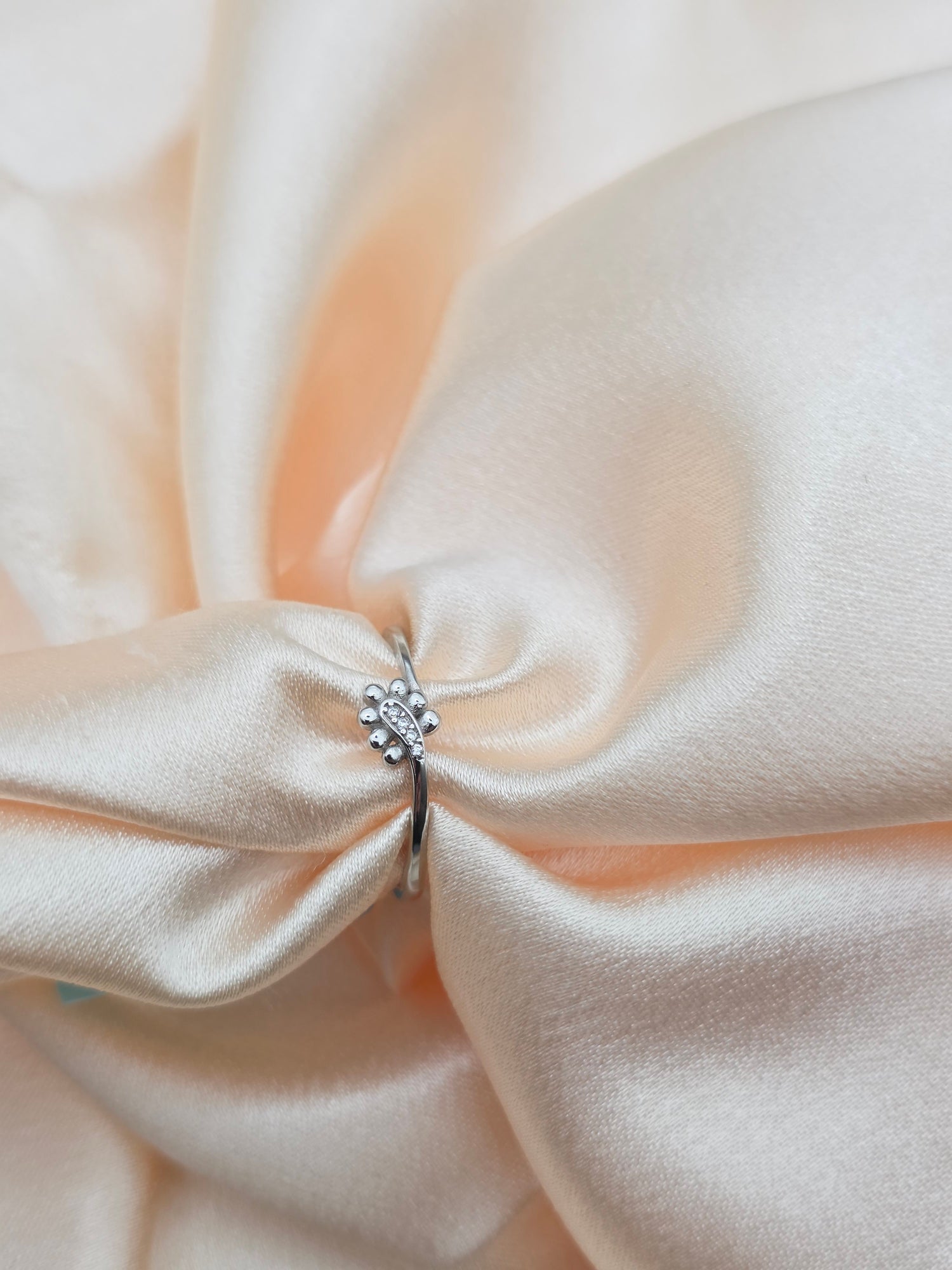 SILVER RING SIZE ADJ GR155