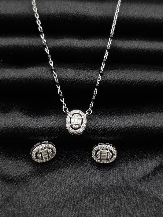 SILVER MANGAL SUTRA PS084