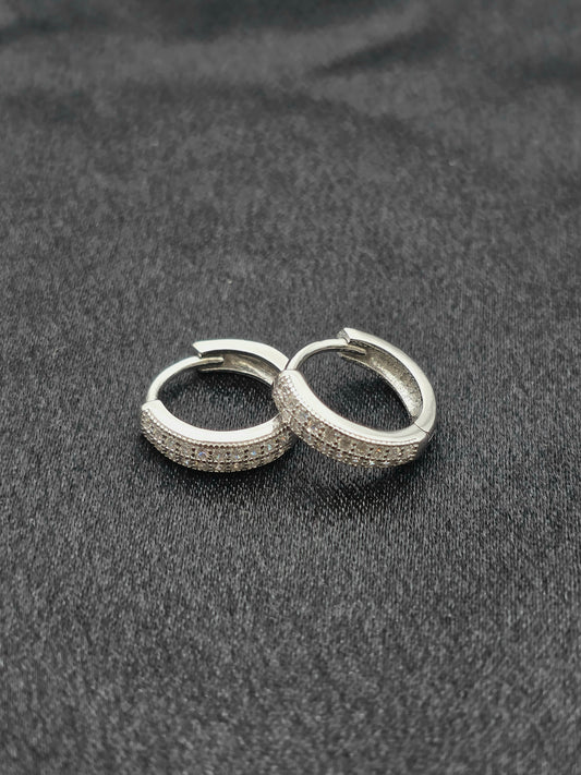SILVER HOOPS GH189