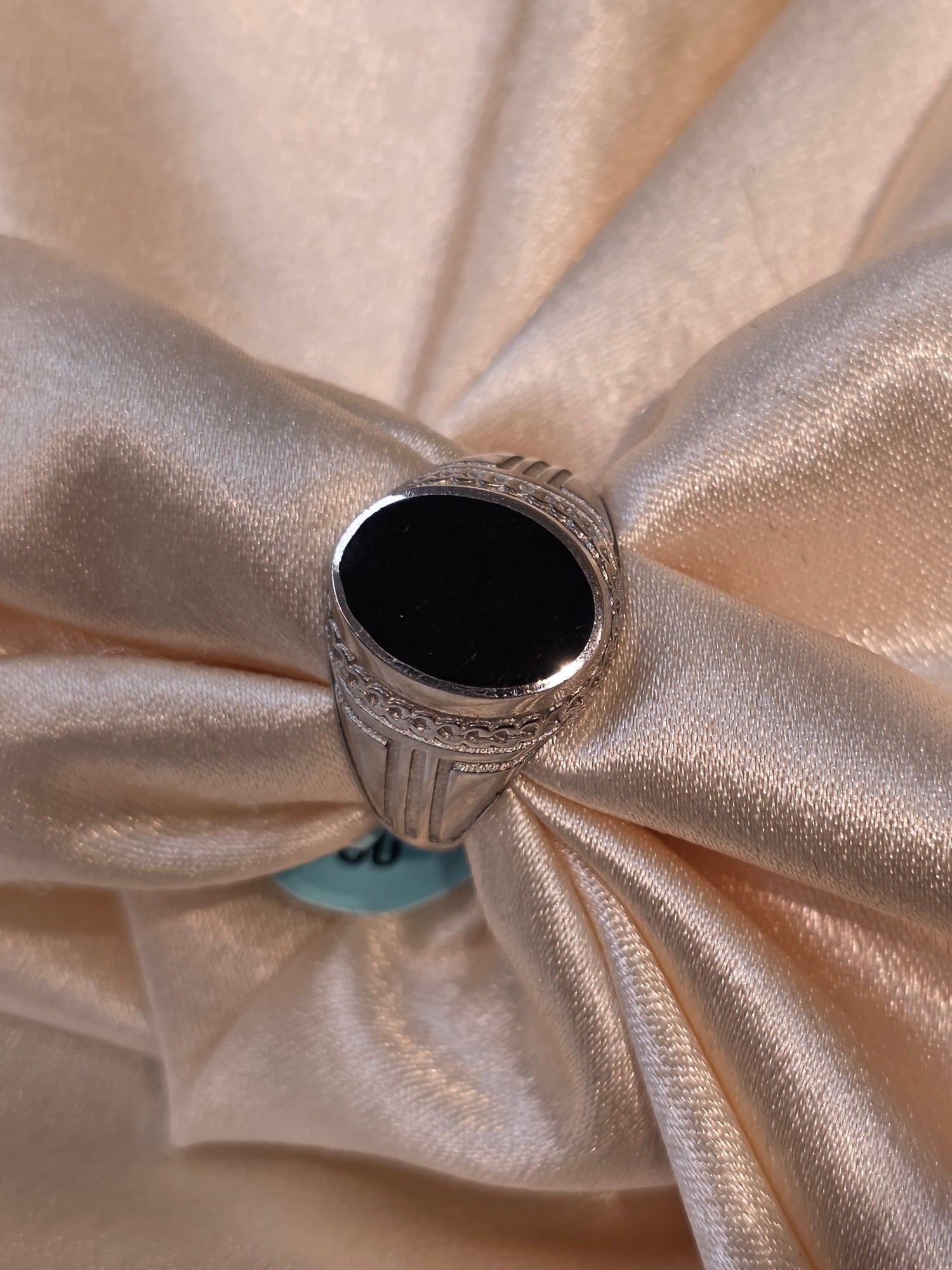 BOYS SILVER RING SIZE 9 BR009