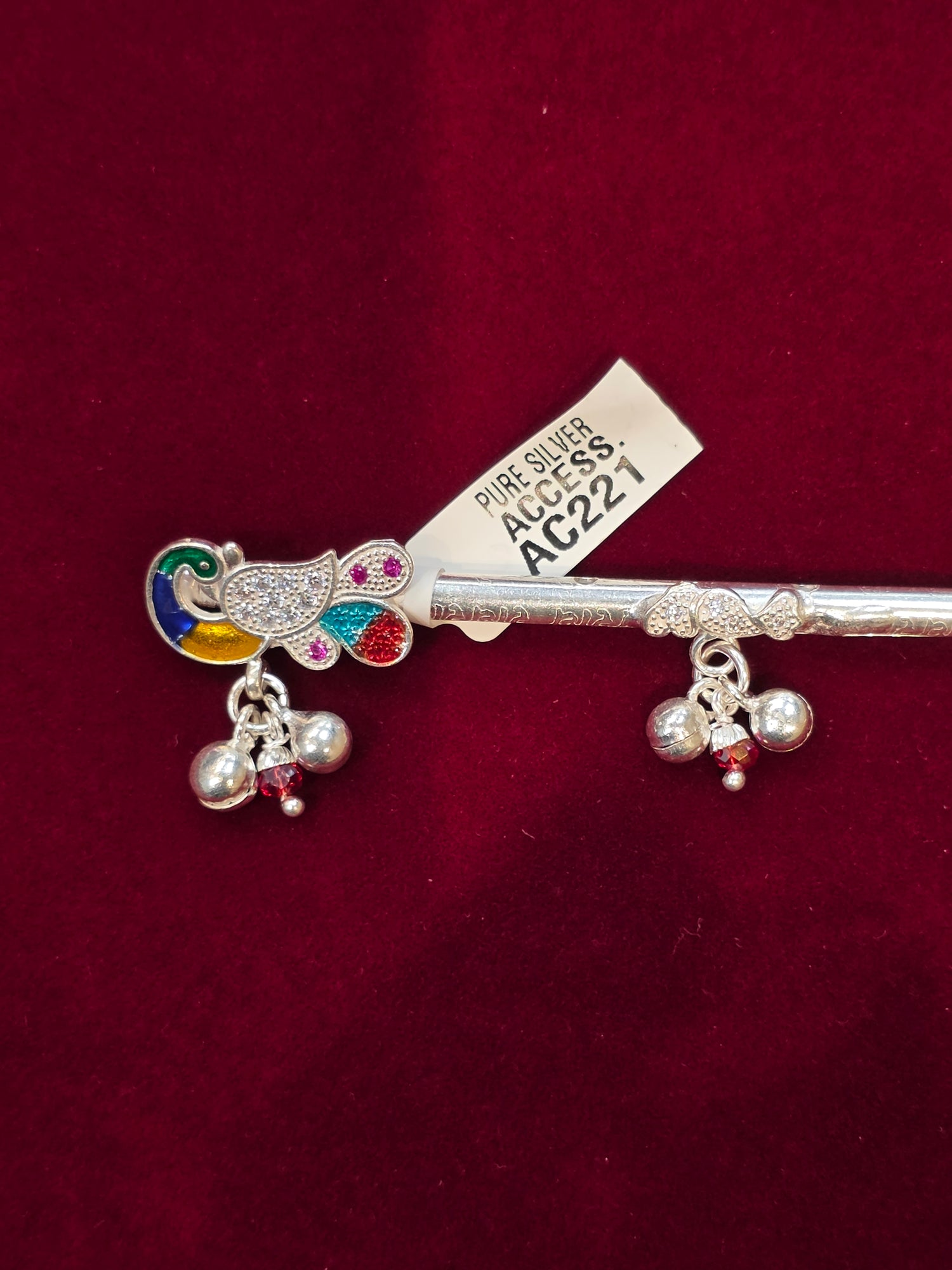 PURE SILVER LADDU GOPAL’S BANSURI AC221