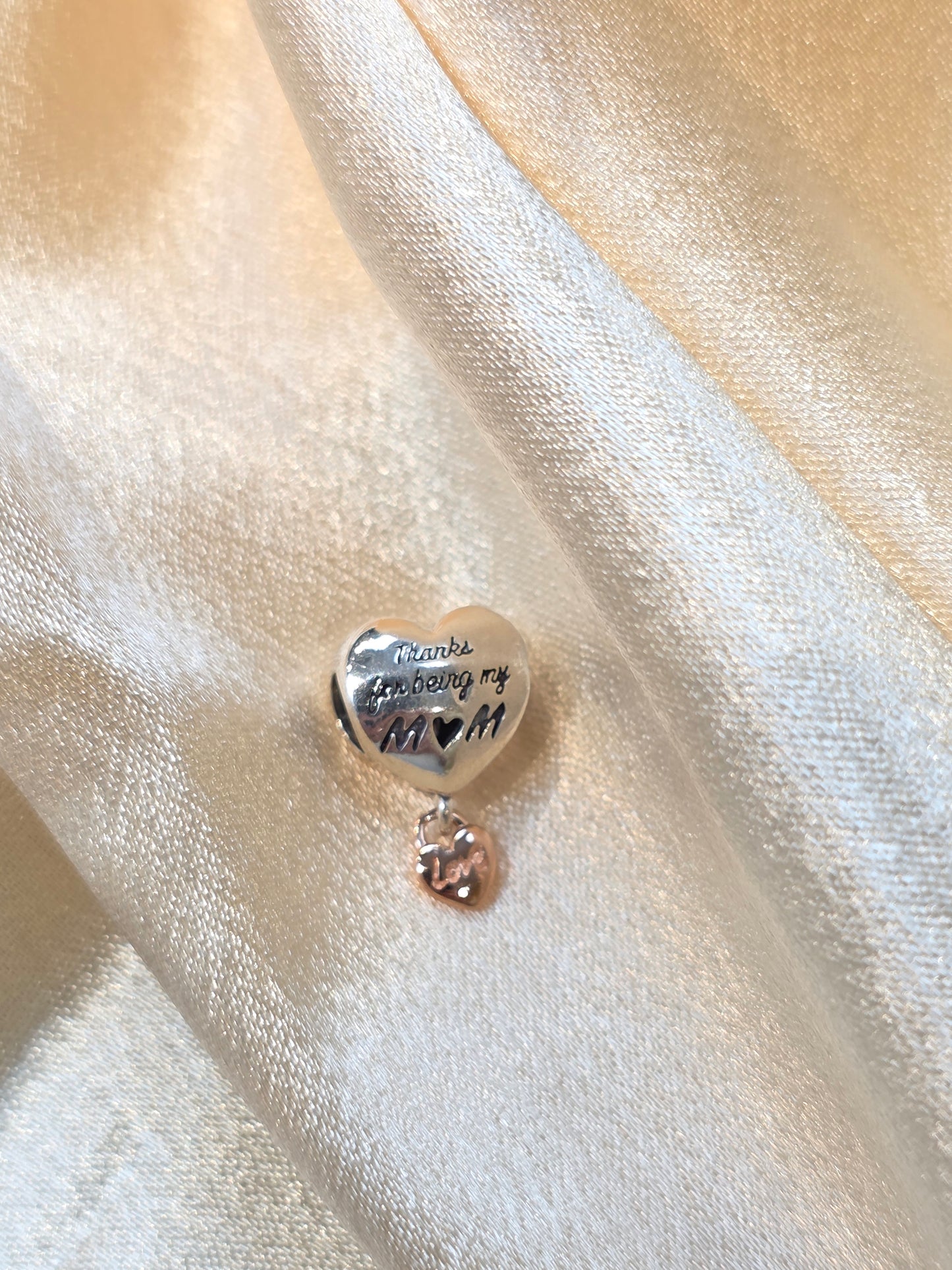 THANKS FOR BEING MY MOM PANDORA CHARM PC045