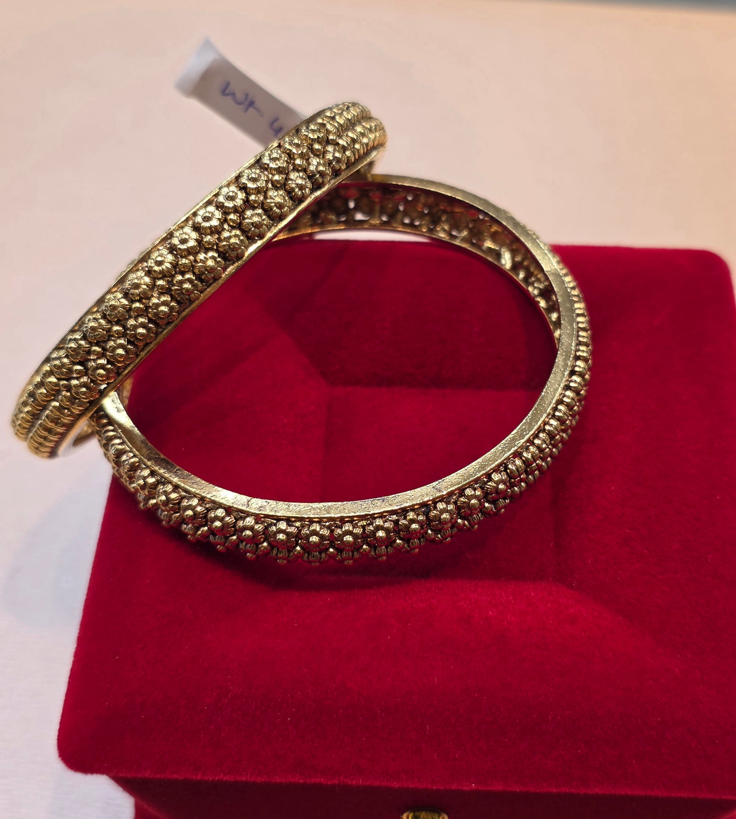 GOLD PLATED BANGLES SIZE 2.3 BG012
