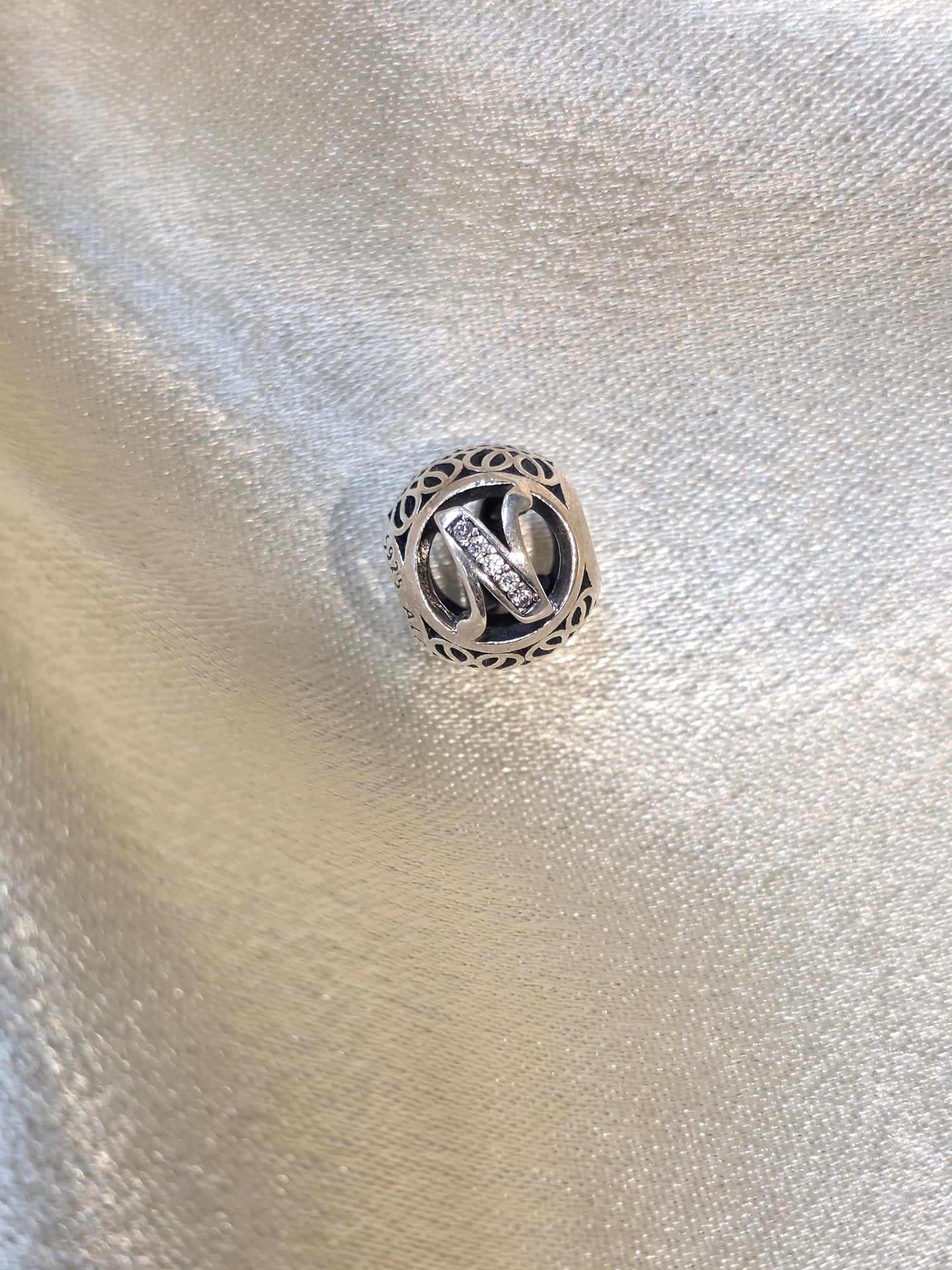 PANDORA ALPHABET N CHARM PC398