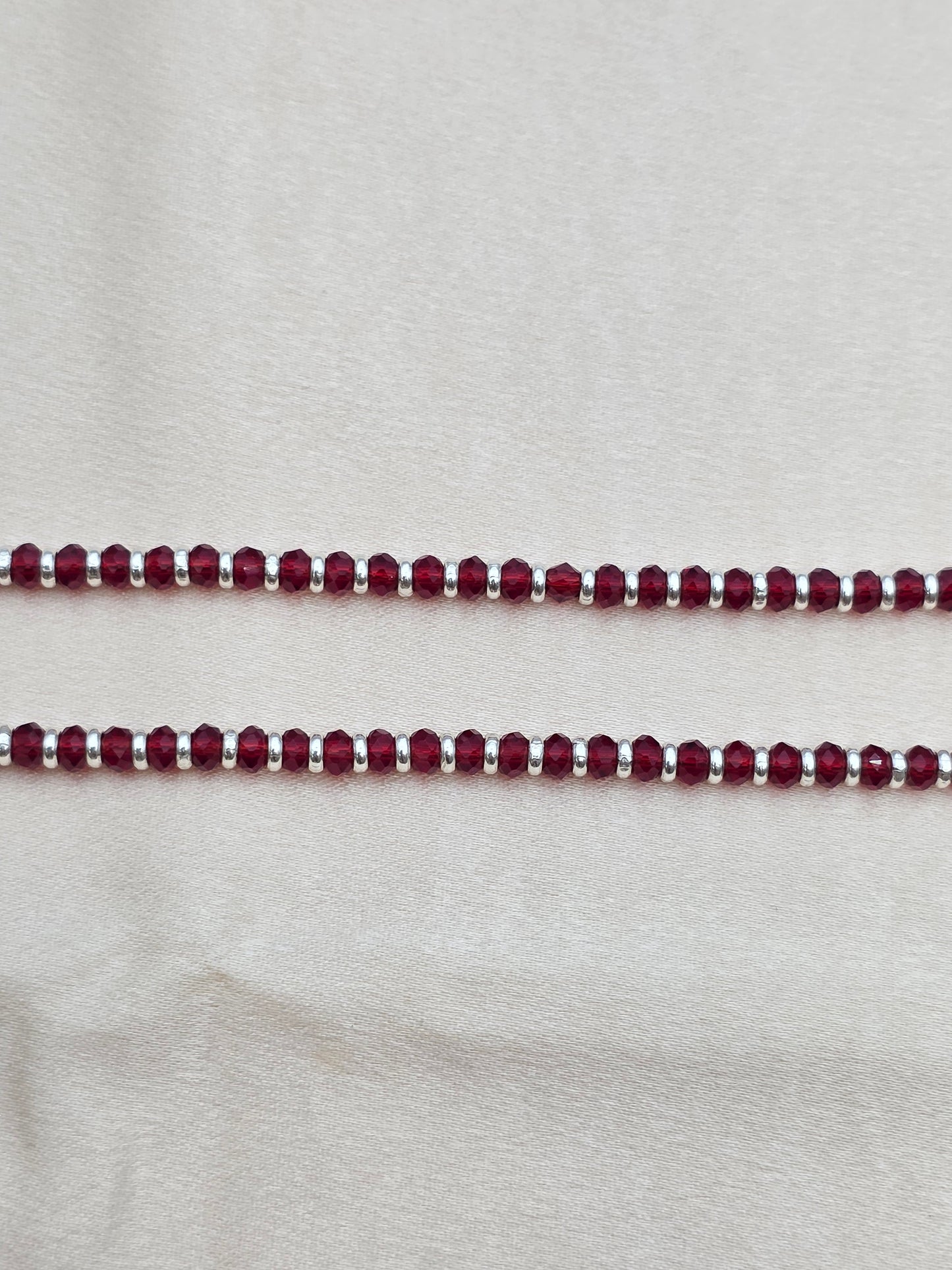 BABY SILVER ANKLETS 8.0 SIZE BA050
