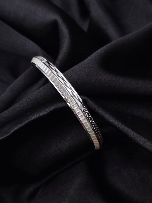 MENS SILVER KADDA SIZE 2.7 MK094