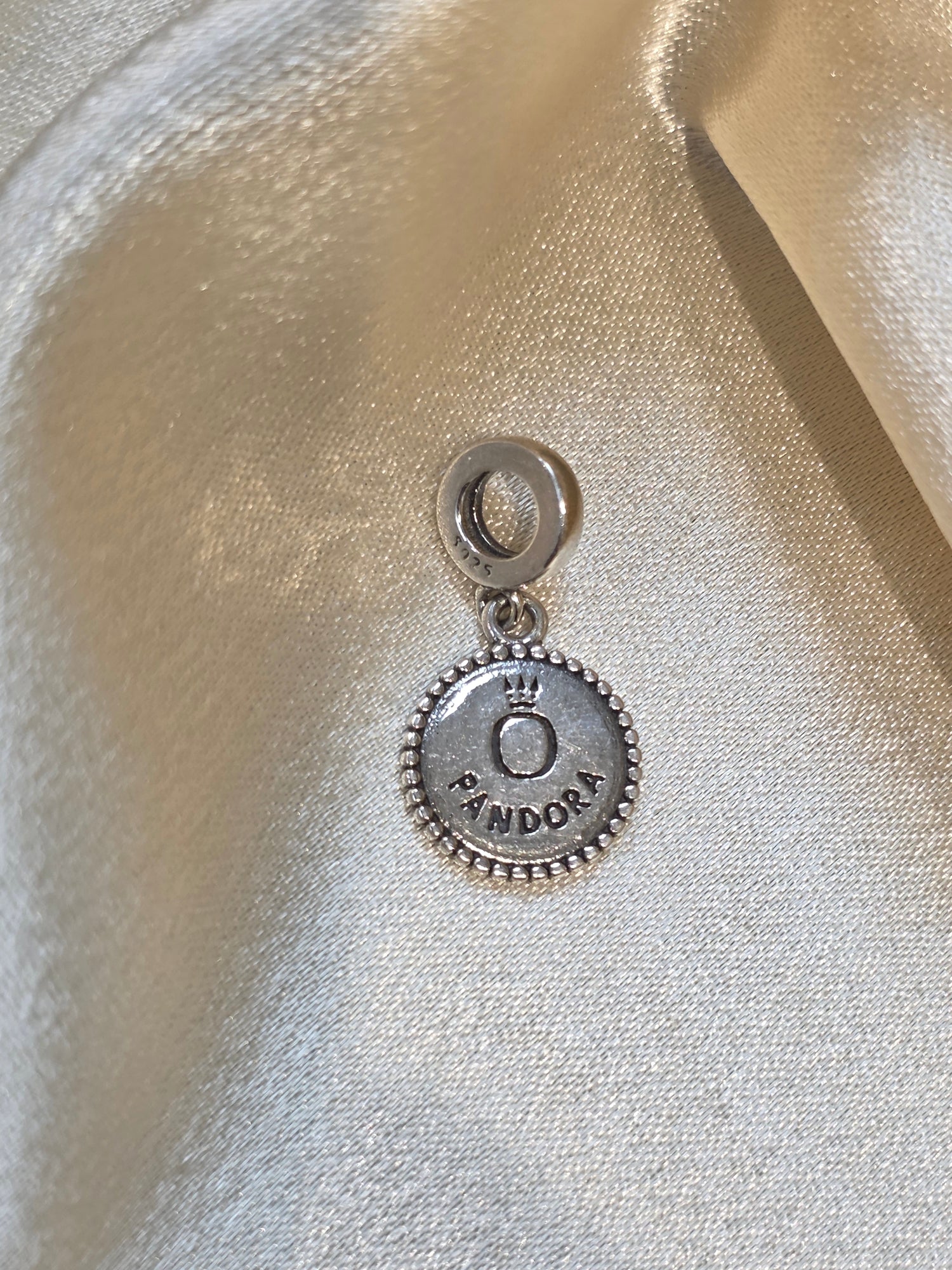 PANDORA SIGNATURE DANGLE CHARM PC197