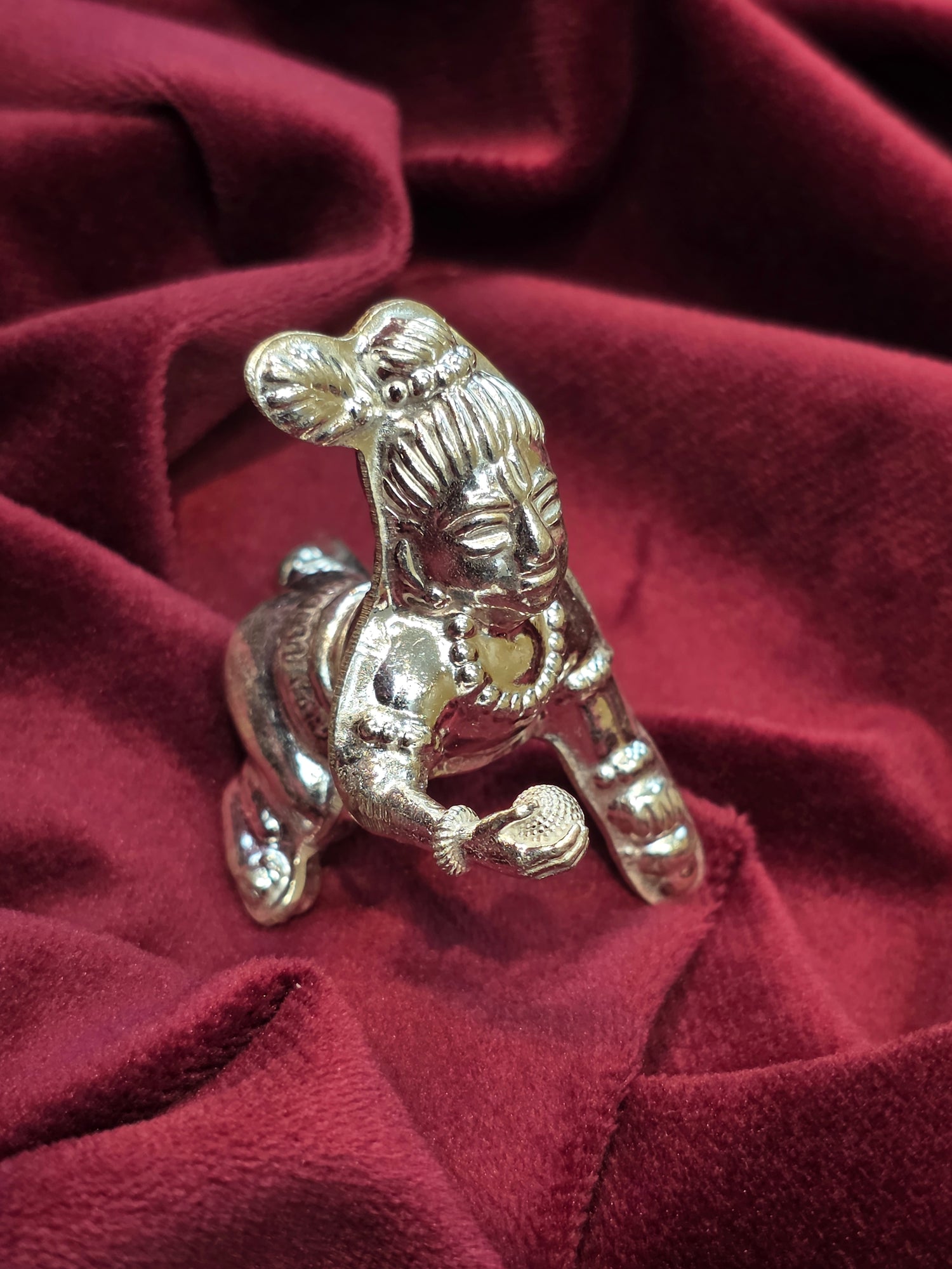 PURE SILVER LADDU GOPAL JI IDOL AC309