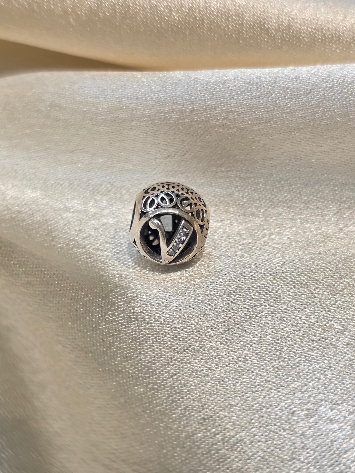 PANDORA ALPHABET V CHARM PC366