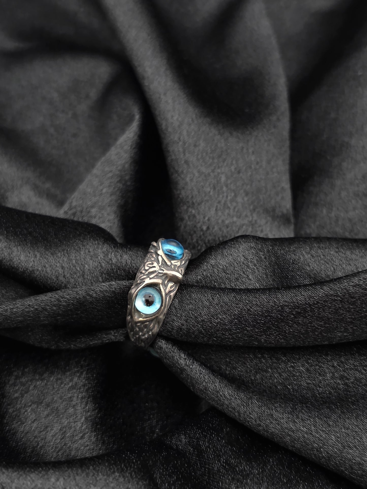 BOYS SILVER RING SIZE 9 BR062