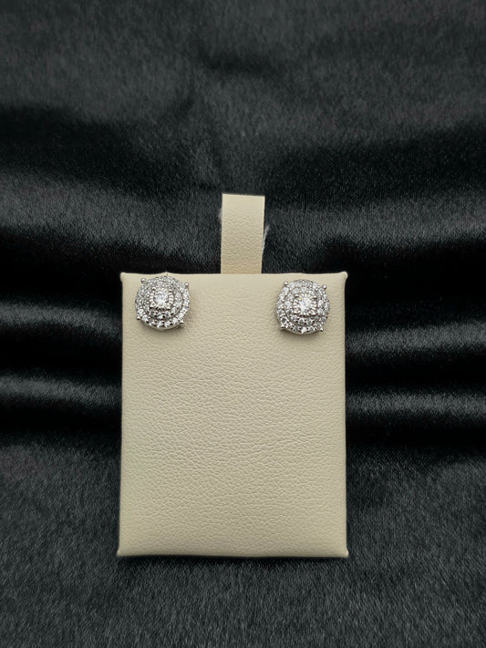 SILVER EAR STUDS GE565