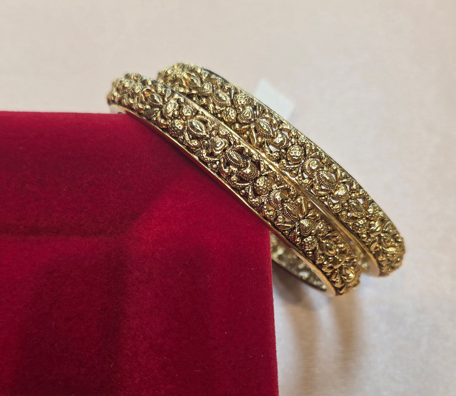 GOLD PLATED BANGLES SIZE 2.3  BG001