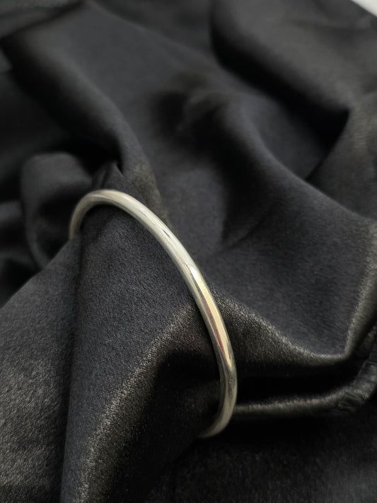 PURE SILVER PLAIN KADDE 2.4 INCH PK006