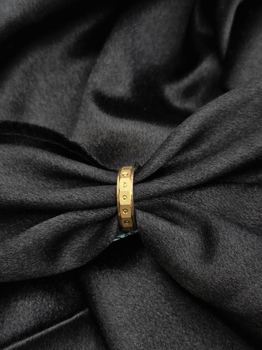 GOLDPLATED BAND SIZE 7 GR469