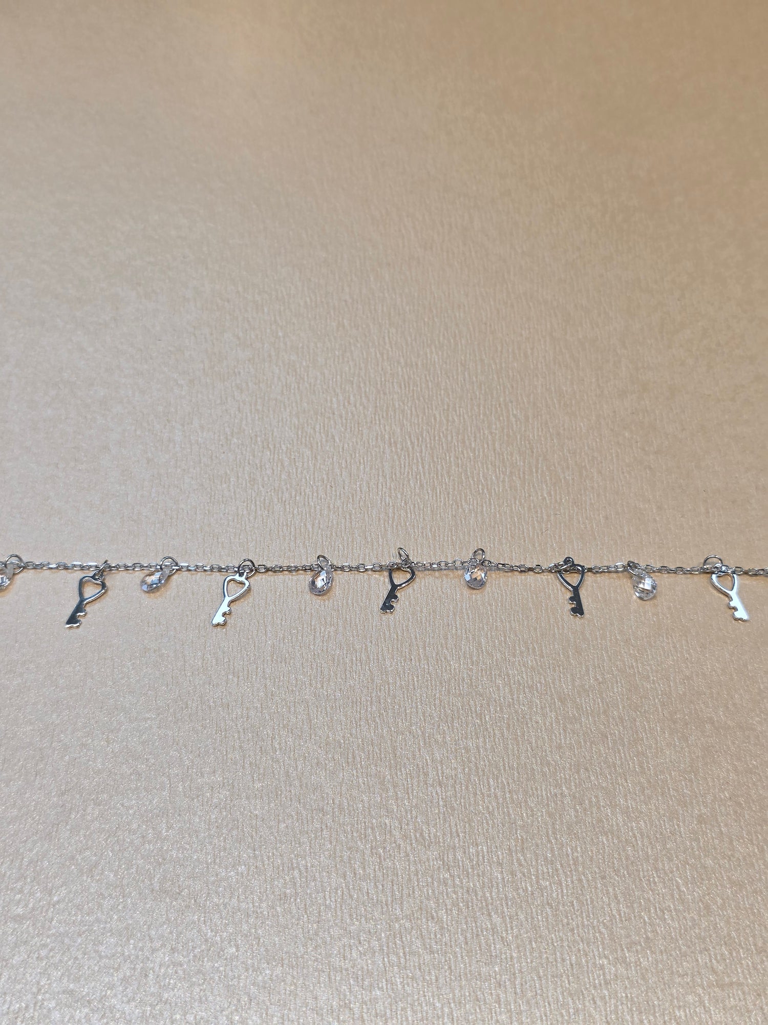 SILVER SINGLE ANKLET SA187